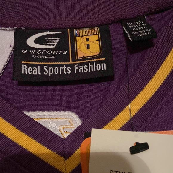 NWT Authentic Lakers Jersey Size XL - Picture 4 of 9